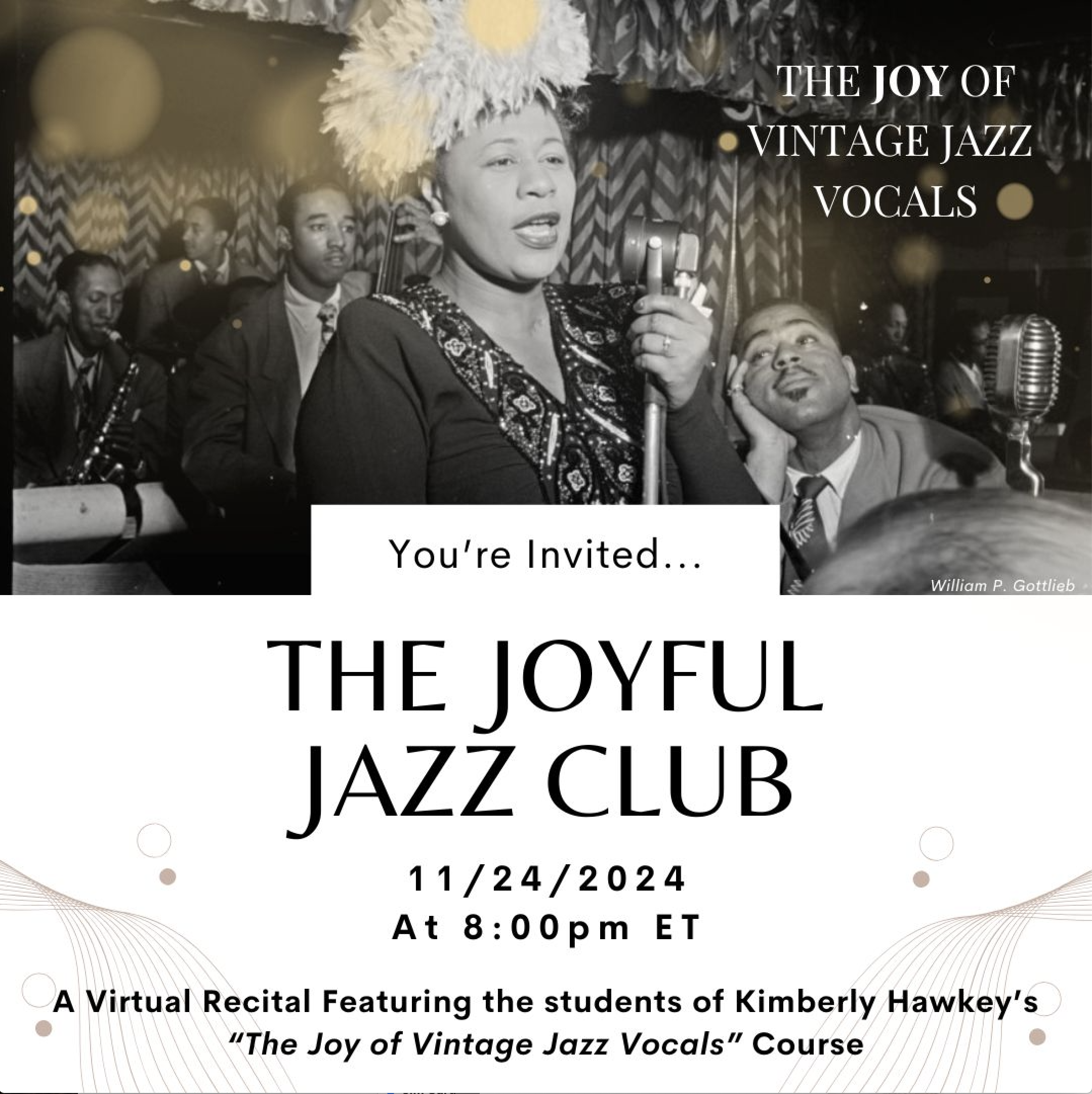 The Joy of Vintage Jazz Vocals Concert